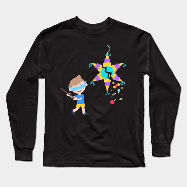 Hit The Pinata Long Sleeve T-Shirt by holidaystore